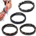 thumbnail image 1 of Humanic+ Maxhematie Beaded Bracelets, Crystal Hematite Beaded Bracelet, 1 of 5