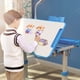 thumbnail image 5 of Ganfancp Pupitre de Estudio para Niños, Pupitre Infantil, Juego de Silla y Pupitre de Deberes para Niño y Niña Luz Liquidación Ventas Hoy Ofertas Prime 1X Escritorio, 1X Taburete, 1X Estante de Lectu, 5 of 7