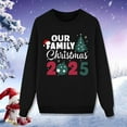 thumbnail image 2 of Fiaer Matching Family Christmas Sweatshirts 2025 Long Sleeve Crewneck Plus Size Xmas Pullover Trendy Loose Fit Holiday Soft Tops Kid 2Y, 2 of 4