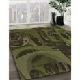 thumbnail image 3 of Ahgly Company Machine Washable Indoor Rectangle Transitional Oak Brown Area Rugs, 6' x 9', 3 of 7