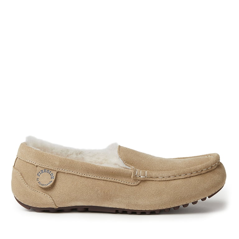 Fireside By Dearfoams Women\'s Genuine Shearling Moccasin Slipper.  Size 8. New. Fireside by Dearfoams Women main image 4