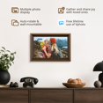 thumbnail image 3 of Marco de fotos digital Dragon Touch 10.1 WiFi Wood Brown, 3 of 7