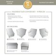 thumbnail image 1 of TK Classics Manhattan 9 Piece All Weather Cover Set 09b in Beige, 1 of 2