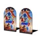 thumbnail image 1 of Sonic Sujetalibros decorativos temáticos, tope para estantería con base antideslizante, uso dual para hogar y oficina - 2 piezas, 1 of 6