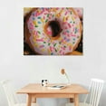 thumbnail image 2 of donuts sprinkles Canvas Ready to Hang Living Room Bedroom Home Office Wall Decor Wall Art, 2 of 6