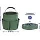 thumbnail image 5 of Cesta para Almacenar Productos de Limpieza, Con 6 espacios de almacenamiento y gran compartimento central, Plegable para ocupar poco espacio, Con asa de transporte, Verde, 5 of 5