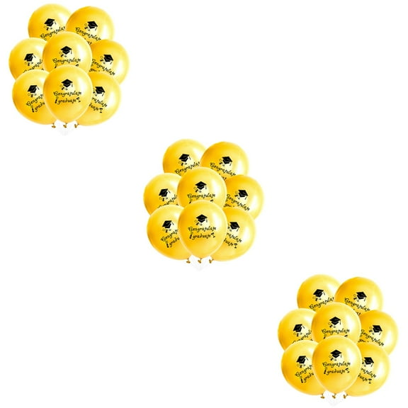 3-Pack Rose Gold Inflatable Balloon Arch Kit with Golden Letter Balloons for Party Decoration