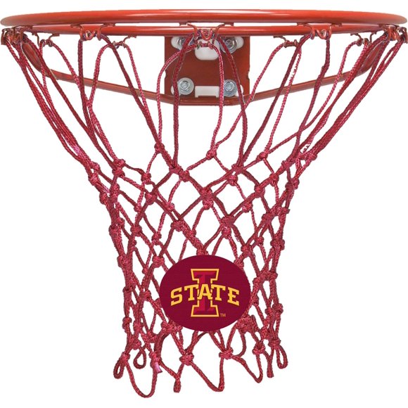 Red de baloncesto Krazy Netz Iowa State de nailon resistente a la intemperie