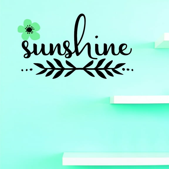 Custom Wall Decal Vinyl : Sunshine Home Decor Picture Art 20 X 40