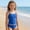 F-60Blue, variant on ZHOGXU Children Girls Two Piece Swimwear Sleeveless Suspenders Solid Color Top And Shorts Comfortable Fashion Beachwear For Pool Beach,Army Green,10-11 Years