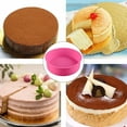 thumbnail image 5 of Round Silicone Baking Pan Baking Tray Cake Pancake Mold Baking Mold, 5 of 5
