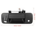 thumbnail image 2 of Unique Bargains Car Rear Door Liftgate Latch Tailgate Handle with Key Rear Camera Hole for Toyota Tundra 2007-2013,Black, 2 of 7