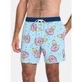 thumbnail image 2 of Neff Men's and Big Men's The Simpsons Print Swim Trunks, Sizes S-3XL, 2 of 5