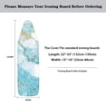 thumbnail image 4 of HELLHERO Marble Print Ironing Board Cover Polyester Iron Cover for Ironing Board, Scorch Resistant Ironing Board Cover Protector Decorative Covers for Ironing Board, 54" x 15" Inch, 4 of 4