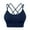 Navy, variant on Sports Bras For Women Womens Back Sport Bras Padded Strappy Cropped Bras For Yoga Workout Fitness Bras,Red XX-Large