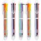 thumbnail image 2 of 6-Pack 6 in 1 Multicolor Ballpoint Pens, 0.5mm Retractable Ballpoint Pens, Multicolor Ink Pens, 2 of 5
