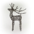 thumbnail image 5 of Alpine Corporation Outdoor Holiday Rattan Reindeer with LED Lights, 5 of 16