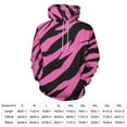 thumbnail image 2 of Pink Black Stripes Pattern 3D Print Hoodie Men Women Autumn Thin Pullover Sweatshirt Vintage Streetwear Tops, 2 of 6