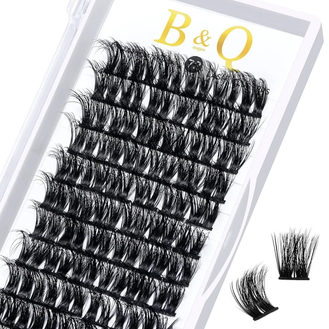 B&Qaugen Easy Fan Lashes D-0.07-9 mm Extensiones de pestañas con volumen 9-25 mm B&Qaugen Easy Fan Volume Lashes Pestañas de floración rápida Extensiones de pestañas que fluyen automáticamente (D-0.07