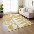 thumbnail image 6 of Addison Rugs Chantille Indoor/Outdoor Transitional Geometric Gold Machine Washable Rectangle Rug, 9' x 12', 6 of 8