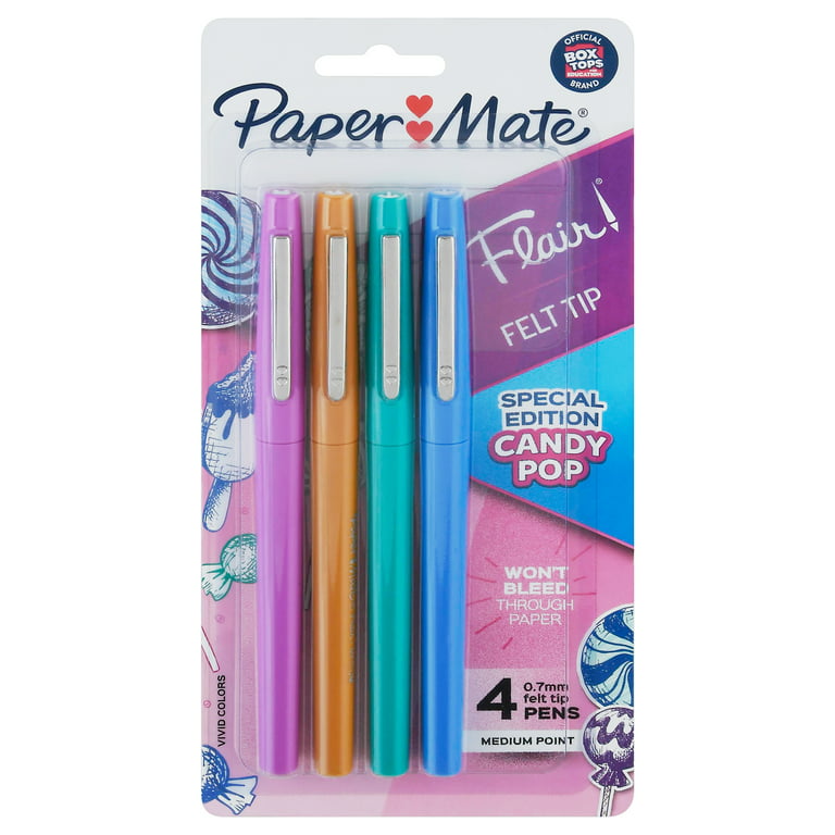 Paper Mate Flair Fineliners 24 Pack Candy Pop