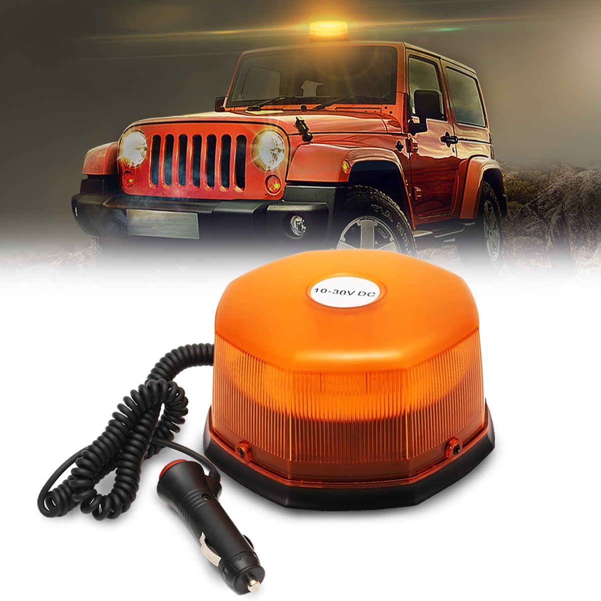 54 LED Car Roof Top Flashing-light Emergency Beacon Light Strobe