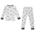 thumbnail image 6 of Weebloom Toddler Baby Girl Loungewear,Boys Cottonblend Sets Short Sleeve Top With Long Fit 2 Piece Skin-Friendly Pajamas,3-4 Years, 6 of 7