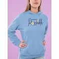 thumbnail image 2 of All Dreams Are Possible Hoodie Women -Image by Shutterstock, Female x-Large, 2 of 4