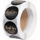 thumbnail image 1 of 2 rollos de pegatinas de sellado para pegar etiquetas adhesivas con imágenes, color negro, 25 mm, 500 unidades por rollo, 1 of 4
