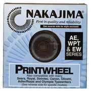 Nakajima Letter Gothic 10/12 Print Wheel for use in WPT-150/160 Series Portable Electronic Typewriter.