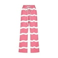 thumbnail image 2 of Boho Trousers for Women Plus Size Cotton Linen Trousers Women Elastic Waisted Casual Cropped Pants Summer Baggy Capri Trousers Wide Leg Lounge Pants Pockets Loose Beach Trousers, 2 of 4