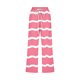 thumbnail image 3 of Pantalones Casuales de Mujer de Impresión Floral Cintura Elástica Suelta, Pantalones de Pierna Ancha Recta con Bolsillos, 3 of 5