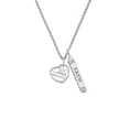 thumbnail image 2 of Delight Jewelry Silvertone Big Sister in Open Heart - 5/8'' Silvertone Believe Faith Prayer Hope Bar Charm Necklace, 23", 2 of 4