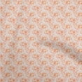 thumbnail image 1 of oneOone Georgette Viscose Light Peach Fabric Abstract Floral Craft Projects Decor Fabric Printed By The Yard 42 Inch Wide, 1 of 4