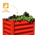 thumbnail image 3 of The Organic Garden Co. Hakea 1.8' x 1' x 1.3' Metal Kids Garden Bed - Red, 3 of 8