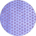 thumbnail image 1 of Ahgly Company Indoor Round Abstract Blue Contemporary Area Rugs, 7' Round, 1 of 4