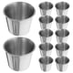thumbnail image 2 of 12pcs vasos de chupito de acero inoxidable vaso portátil para beber bebidas espirituosas copas de vino sostenedor de salsa (45 ml), 2 of 8