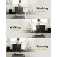 thumbnail image 7 of Walking Pad, Under Desk Treadmill, 2.25HP, 256 Lb Capacity, 1-6KM/H Adjustable Speed, Portable Mini Treadmill with Remote Control LED Display, Walking Jogging Machine for Home/Office, 7 of 7