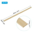 thumbnail image 2 of Uxcell 15.7 x 3/8 Inch Natural Bamboo Sticks, Unfinished Bamboo Strips Wooden Sticks 30 Pcs, 2 of 6