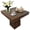 Walnut, variant on TEQIN Dining Table For 4,31.5-Inch Small Square Dining Table For 4, Kitchen Dining Table With Sturdy Pedestal Base For Restaurant, Dining Room, Living Room