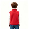 thumbnail image 5 of Grblisyd Girls Boys Sherpa Fleece Vest Outwear Lightweight Solid Color Cute Jacket with Pockets 2-11 Years, 5 of 5