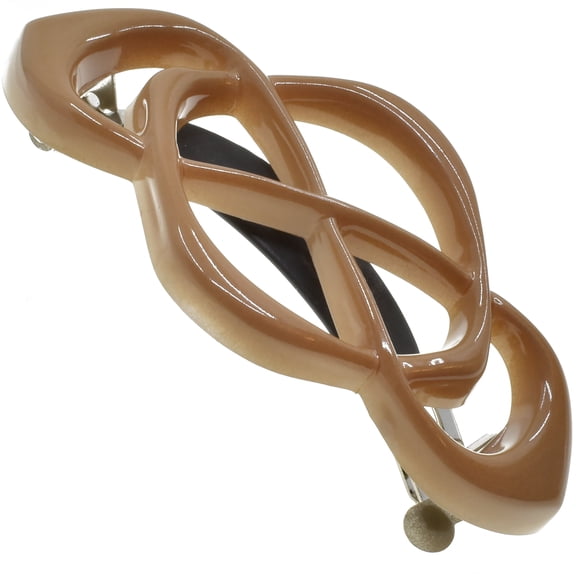 Camila Paris CP3762 French Hair Barrettes for Women Thick Hair, Decorative Hair Clip, Strong Hold Grip Barrette Hair Clips for Women, No Slip Styling French Hair Accessories for Women, Made in France