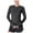 Black, variant on Womens UPF 50 Sun Shirt Rash Guard Sun Long Sleeve Breathable Running T Shirts Summer Top Black L
