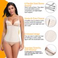 thumbnail image 4 of FITVALEN Waist Trainer for Women Corset Cincher Trimmer Body Shaper Weight Loss Shapewear Girdle Fat Burning Slimming Belt Modeling Strap, 4 of 7
