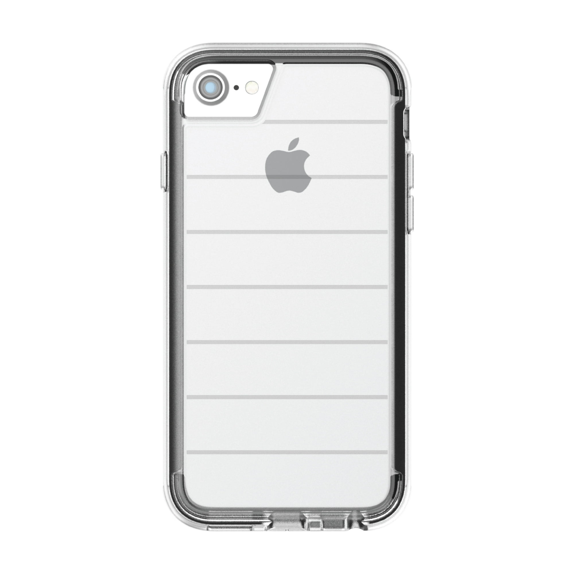 onn Slim Rugged Phone Case for iPhone 6/6s/7/8/SE 2020/SE 2022 Clear