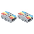 thumbnail image 2 of terminales de abrazadera de bloque de cables, conector de cable eléctrico rápido de tipo empuje de 3 posiciones LT-3 250 V, 2 of 12