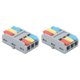 thumbnail image 2 of terminales de abrazadera de bloque de cables, conector de cable eléctrico rápido de tipo empuje de 3 posiciones LT-3 250 V, 2 of 12