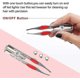 thumbnail image 2 of 6 Pieces Light Tweezers, Stainless Steel Tweezers With Led Light, Makeup Eyelash Eyebrow Hair Removal Tweezers(red, Pink, Dark Blue), 2 of 5