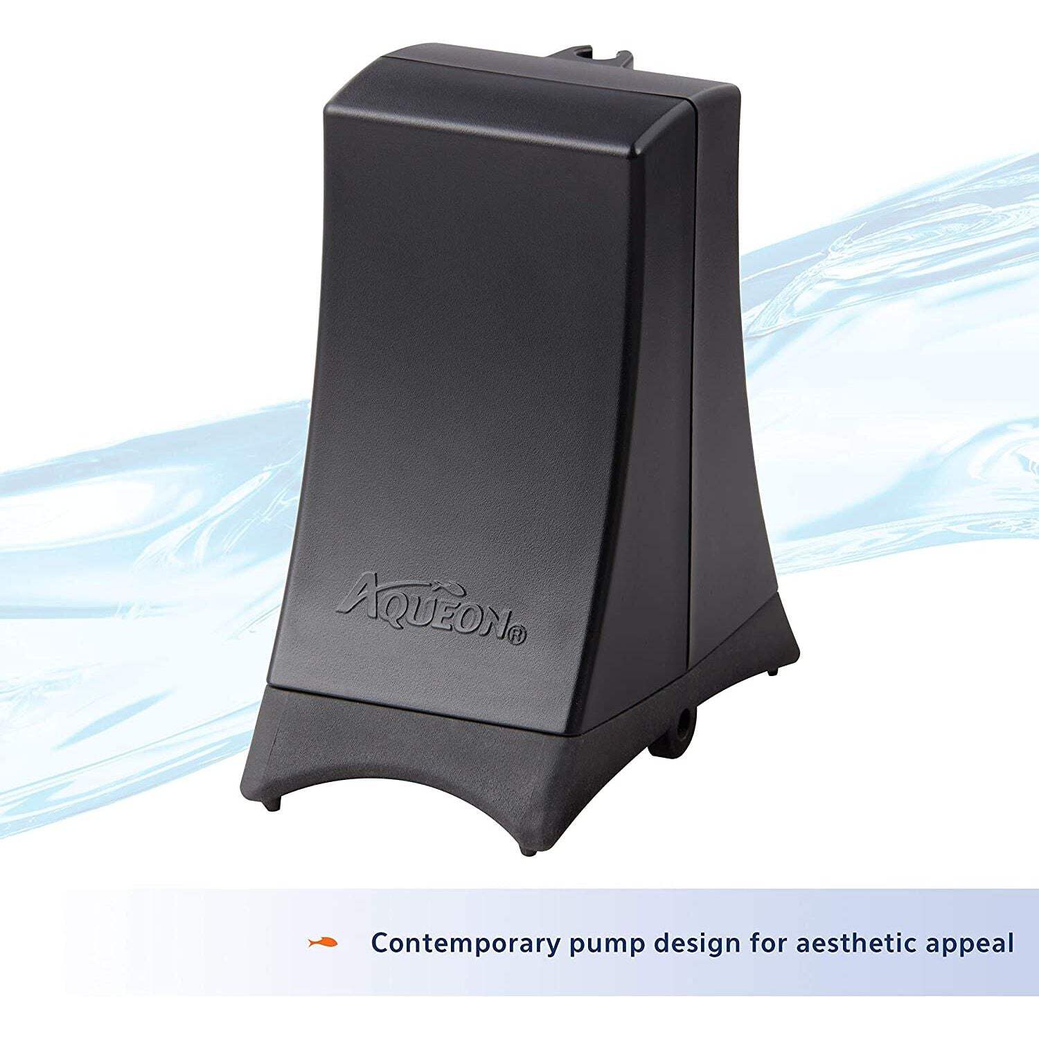 Aqueon QuietFlow Air Pump Black, 1ea/40