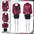 thumbnail image 2 of Disfraz de fantasía de Cosplay de Silent Cos Hill Remake Maria para mujer adulta, chaqueta roja, traje de carnaval de Halloween, 2 of 5